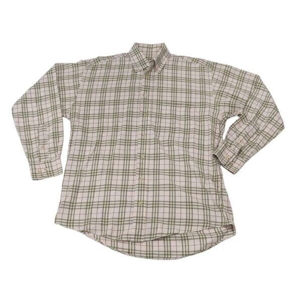 Burberry London Mens Shirt Medium Pink Green‎ Nova Check Plaid Button USA Made - Picture 1 of 8